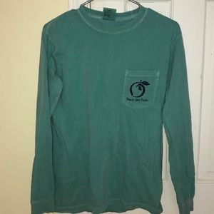 adult peach state pride long sleeve T-shirt